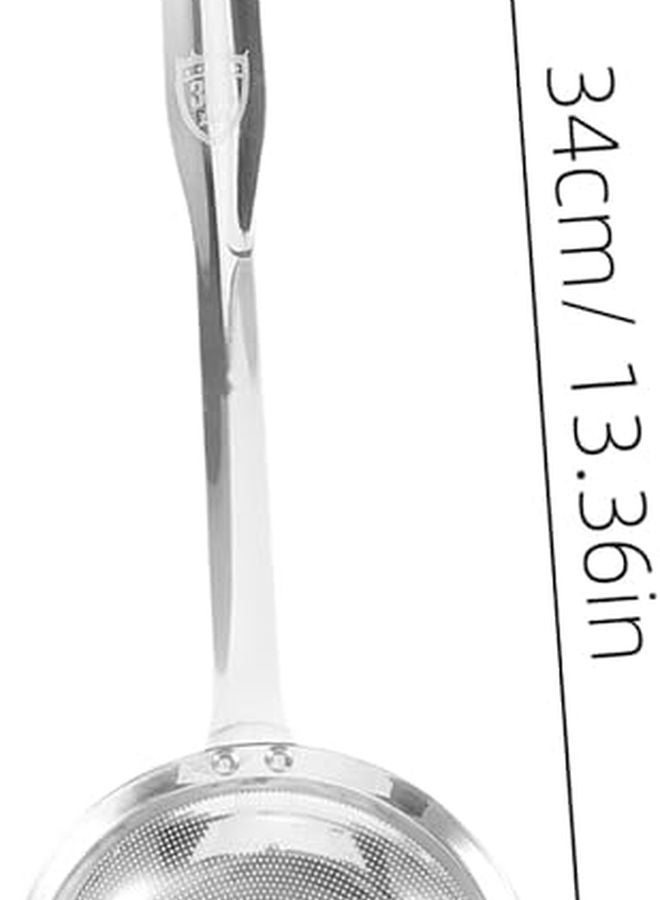 Stainless Steel Colander Strainer Kitchen Utensil For Oil Grease And Soup Filtering - Image 2